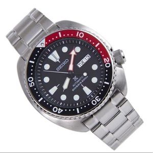 Seiko prospects turtle automatic watch men’s red